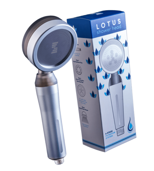 Lotus shower head Silver
